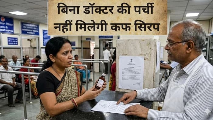 अब डॉक्टर की पर्ची के बिना कफ सिरप नहीं, सरकार ने जारी किया नोटिफिकेशन