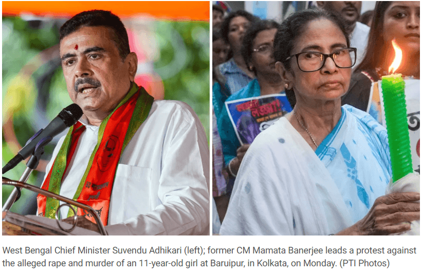बंगाल रेप-मर्डर मामला: BJP सरकार के लिए क्यों बना पहला बड़ा इम्तिहान?