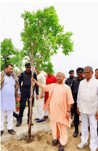 उत्तर प्रदेश में हरियाली का महाअभियान, एक दिन में लगाए गए 35 करोड़ 13 लाख के अधिक पौधे