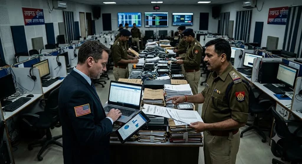 लखनऊ में बैठ अमेरिकन को बना रहे थे निशाना; पुलिस ने कॉल सेंटर का किया भंडाफोड़, चल रहा था फर्जीवाड़े का खेल, 16 गिरफ्तार